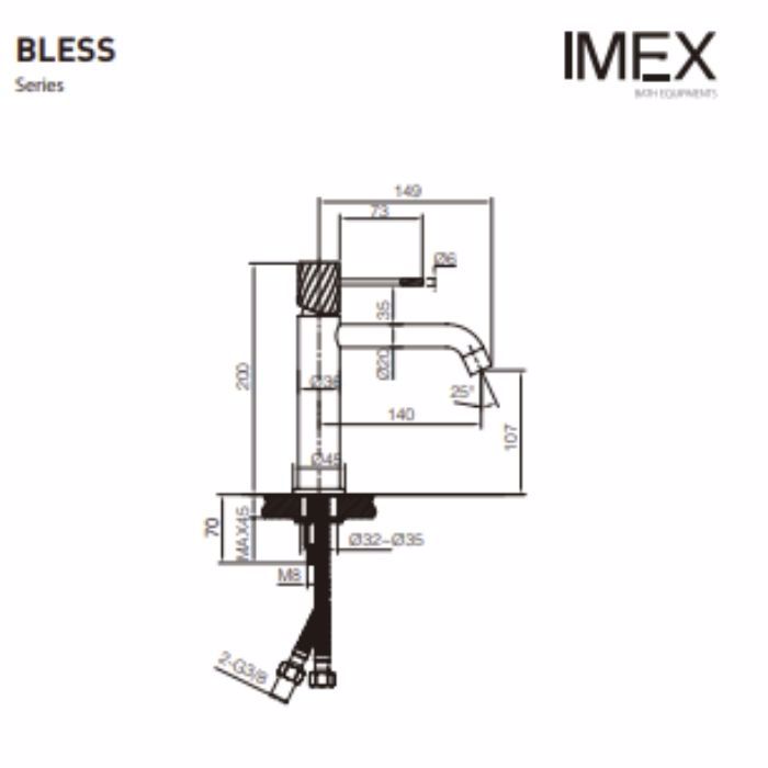 IMEX BLESS MPATARIA NIPTIROS XROME BDB063-1