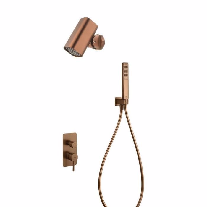 IMEX TOSCANA SET ENTOIXISMOu LOuTROu ME KEFALI NTOuS SPOTLIGHT ROZ XRuSO MAT/XALKOu GPT064-T/ORC