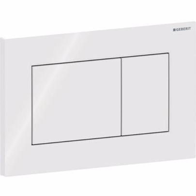 ΠΛΑΚΕΤΑ ΧΕΙΡΙΣΜΟΥ GEBERIT SIGMA 01 115.660.11.1 WHITE/GLOSSY