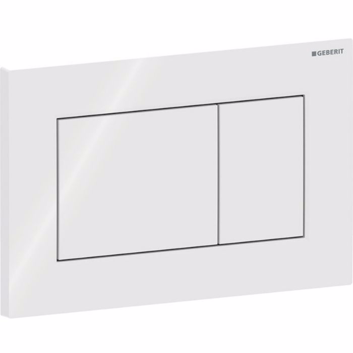 PLAKETA XEIRISMOu GEBERIT SIGMA 01 115.660.11.1 WHITE/GLOSSY