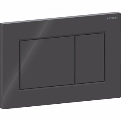 ΠΛΑΚΕΤΑ ΧΕΙΡΙΣΜΟΥ GEBERIT SIGMA 01 115.660.DW.1 BLACK/GLOSSY