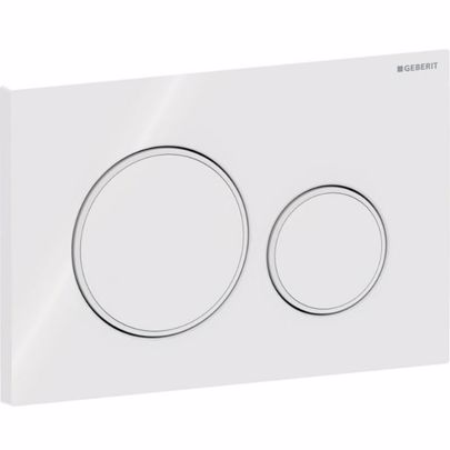 ΠΛΑΚΕΤΑ ΧΕΙΡΙΣΜΟΥ GEBERIT SIGMA 20 115.882.11.1 WHITE/GLOSSY