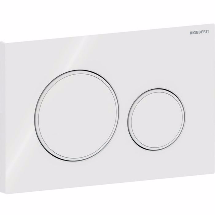 PLAKETA XEIRISMOu GEBERIT SIGMA 20 115.882.11.1 WHITE/GLOSSY