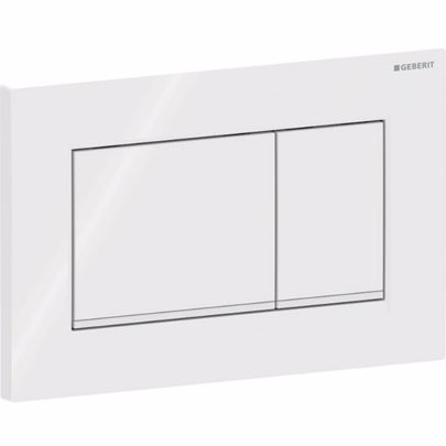 ΠΛΑΚΕΤΑ ΧΕΙΡΙΣΜΟΥ GEBERIT SIGMA 30 115.883.11.1 WHITE/GLOSSY