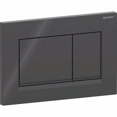 ΠΛΑΚΕΤΑ ΧΕΙΡΙΣΜΟΥ GEBERIT SIGMA 30 115.883.DW.1 BLACK/GLOSSY