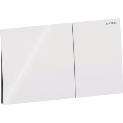 ΠΛΑΚΕΤΑ ΧΕΙΡΙΣΜΟΥ GEBERIT SIGMA 70 115.622.SI.1 WHITE/GLOSSY GLASS