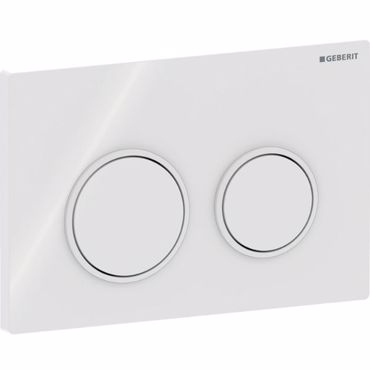 ΠΛΑΚΕΤΑ ΧΕΙΡΙΣΜΟΥ GEBERIT OMEGA 20 115.085.11.1 WHITE/GLOSSY