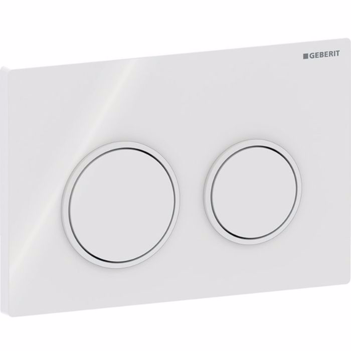 PLAKETA XEIRISMOu GEBERIT OMEGA 20 115.085.11.1 WHITE/GLOSSY