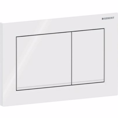 ΠΛΑΚΕΤΑ ΧΕΙΡΙΣΜΟΥ GEBERIT OMEGA 20 115.080.11.1 WHITE/GLOSSY