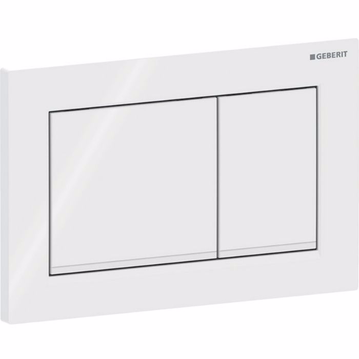 PLAKETA XEIRISMOu GEBERIT OMEGA 20 115.080.11.1 WHITE/GLOSSY