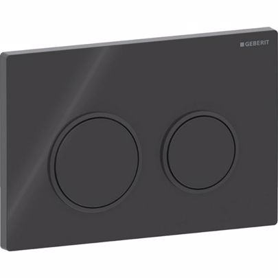 ΠΛΑΚΕΤΑ ΧΕΙΡΙΣΜΟΥ GEBERIT OMEGA 20 115.085.DW.1 BLACK/GLOSSY