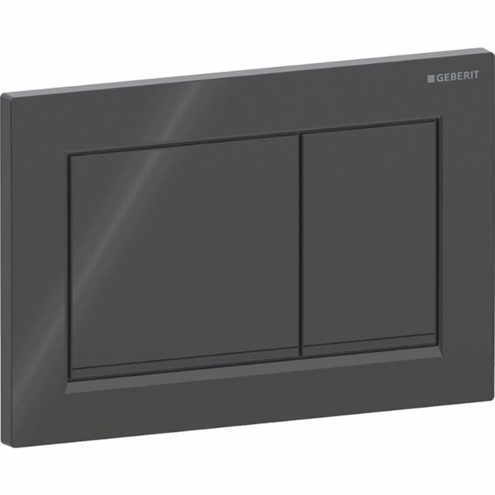 PLAKETA XEIRISMOu GEBERIT OMEGA 20 115.080.DW.1 BLACK/GLOSSY