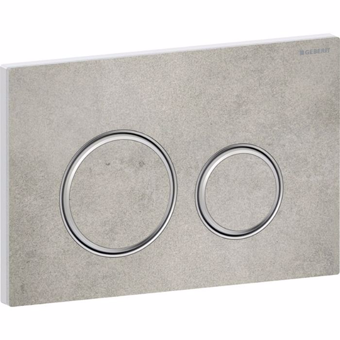 PLAKETA XEIRISMOu GEBERIT SIGMA 21 115.884.JV.1 CONCRETE LOOK/CHROME