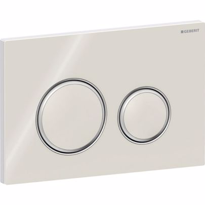 ΠΛΑΚΕΤΑ ΧΕΙΡΙΣΜΟΥ GEBERIT SIGMA 21 115.884.JL.1 SAND GREY/CHROME/GLOSSY