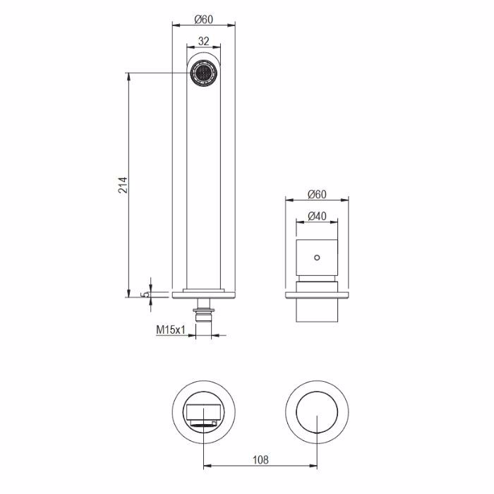 SUPER INOX MPATARIA NIPTIROS ENTOIXISMOu AXIS BRUSHED 0366197-022