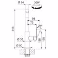 FRANKE MPATARIA KOuZINAS MARIS SLIM L CHROME 115.0728.390