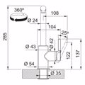 FRANKE MPATARIA KOuZINAS LINA L ONYX 115.0728.484