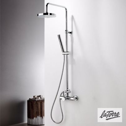 ΣΤΗΛΗ ΝΤΟΥΣ 2 ΕΞΟΔΩΝ LA TORRE NEW TECH CHROME 12065-100