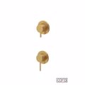 MIKTIS ENTOIXISMOu 2/3 EXODON CORA COSMO 316L GOLD BRUSHED PVD 6150-211 + 6151-211
