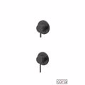 MIKTIS ENTOIXISMOu 2/3 EXODON CORA COSMO 316L BLACK BRUSHED PVD 6150-411 + 6151-411