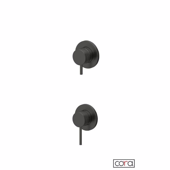 MIKTIS ENTOIXISMOu 2/3 EXODON CORA COSMO 316L BLACK BRUSHED PVD 6150-411 + 6151-411