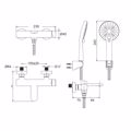 MPATARIA LOuTROu CORA MIST CHROME 3500-100