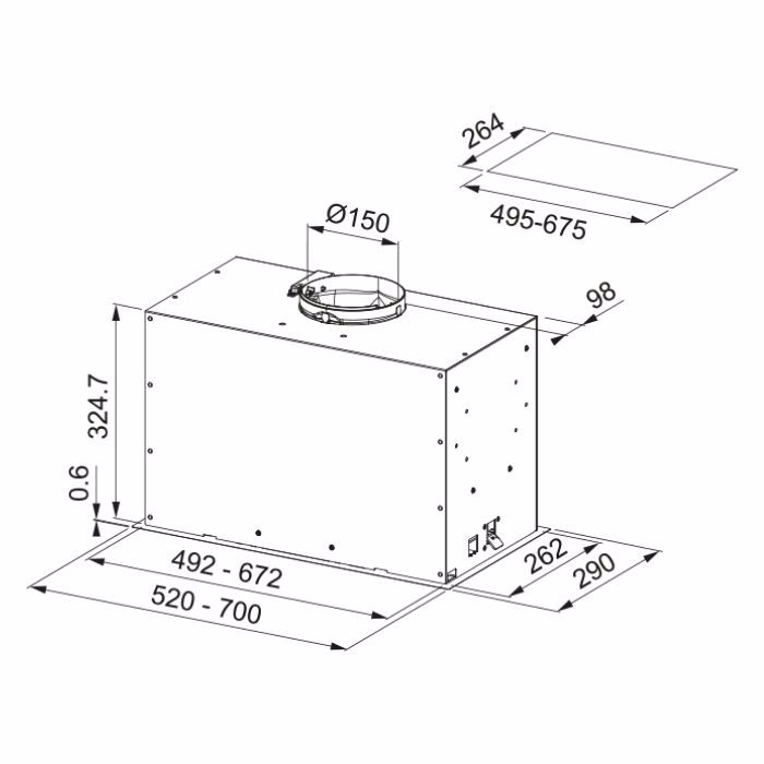 FRANKE ENTOIXIZOMENOS APORROFITIRAS BOX COLOR FBFE WH MATT A70 CRYSTAL WHITE 305.0665.367