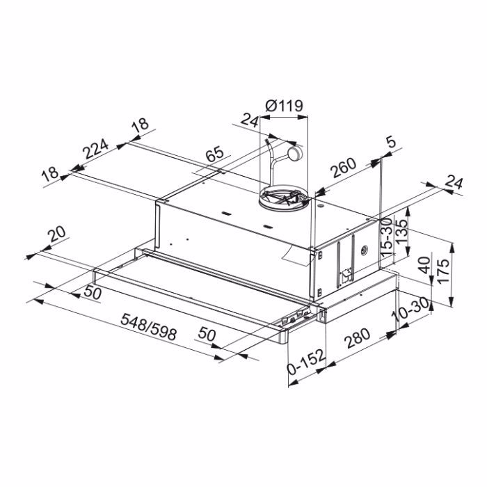 FRANKE SuROMENOS APORROFITIRAS FLEX ECO 60 INOX 315.0547.796